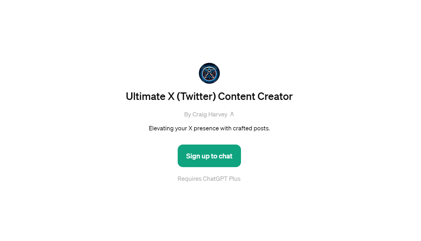 Ultimate X (Twitter) Content Creator - Elevate Your X Posts