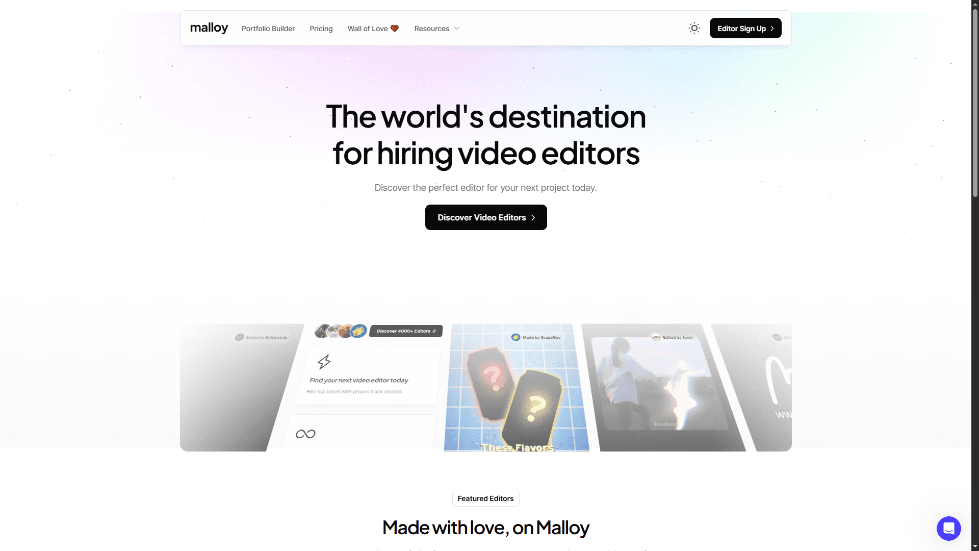 Malloy - AI Video Editing Made Simple