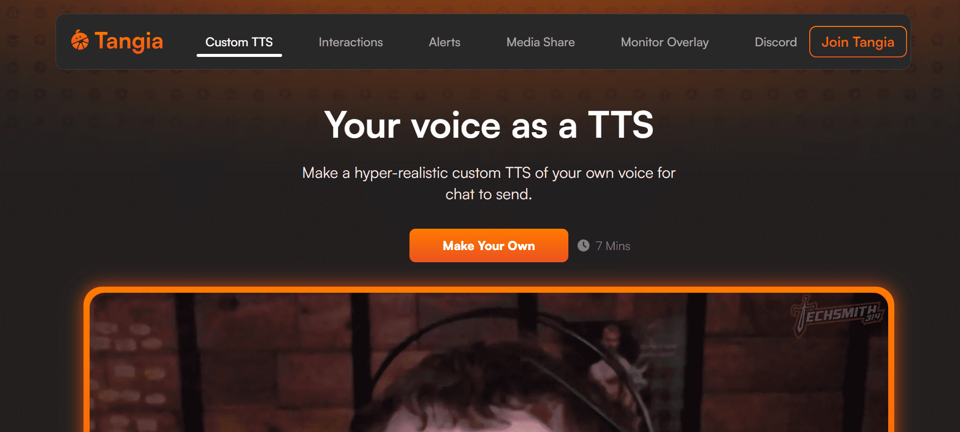 Tangia - Create Your Hyper-Realistic AI Voice