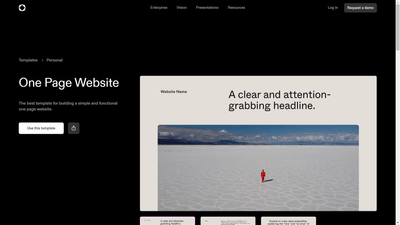 Tome – AI-Powered Website Templates for Effortless Design