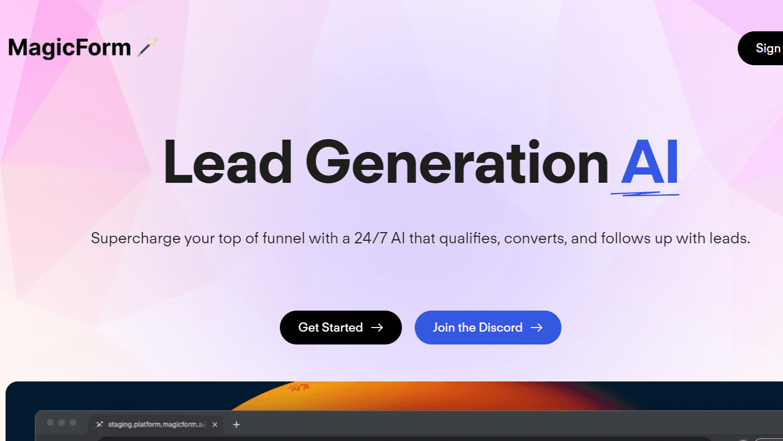 MagicForm - for Your Lead Generation Needs