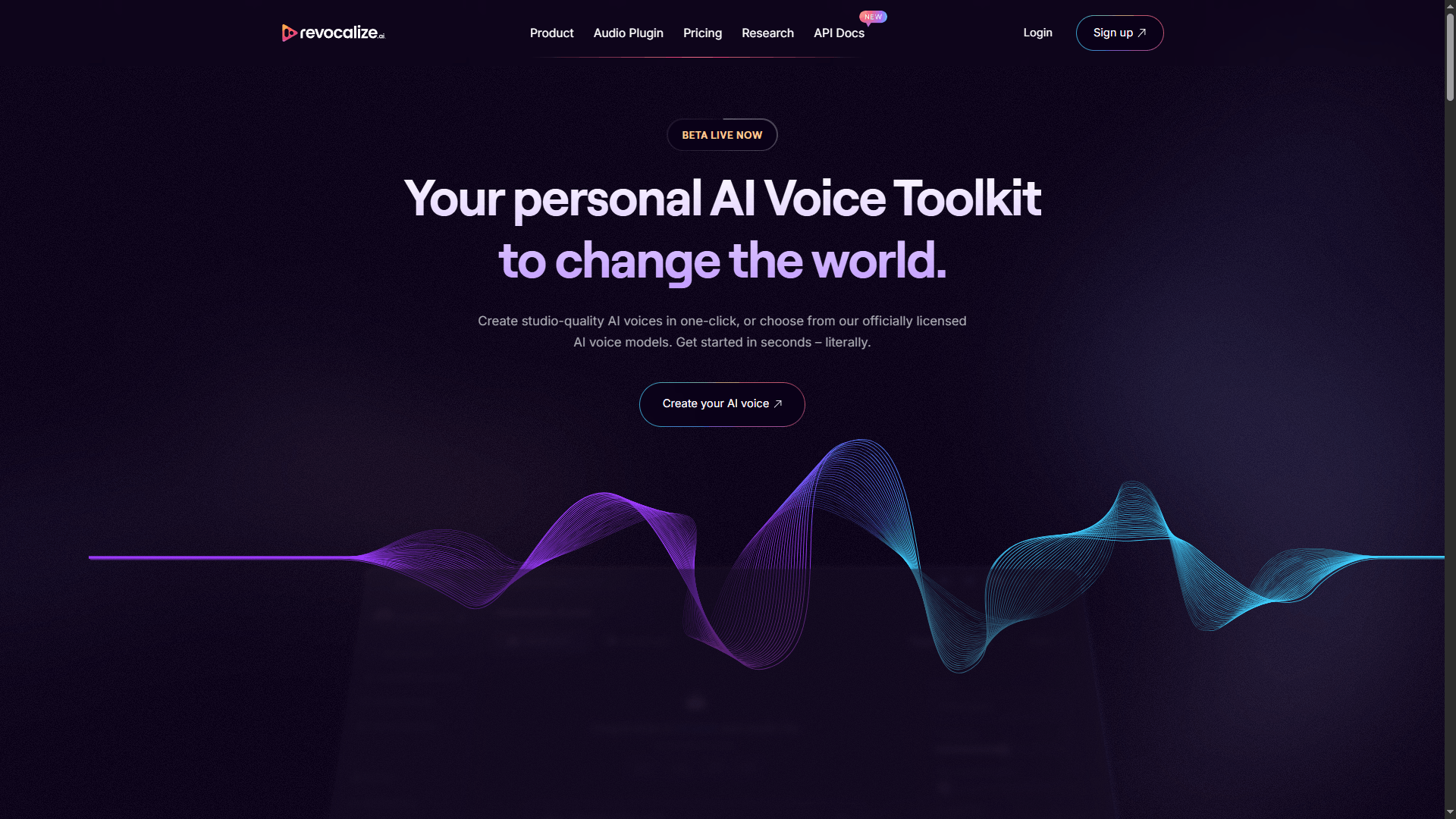 Revocalize AI – Create, Clone, and Protect Unique Voices