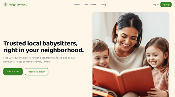 Babysitter marketplace