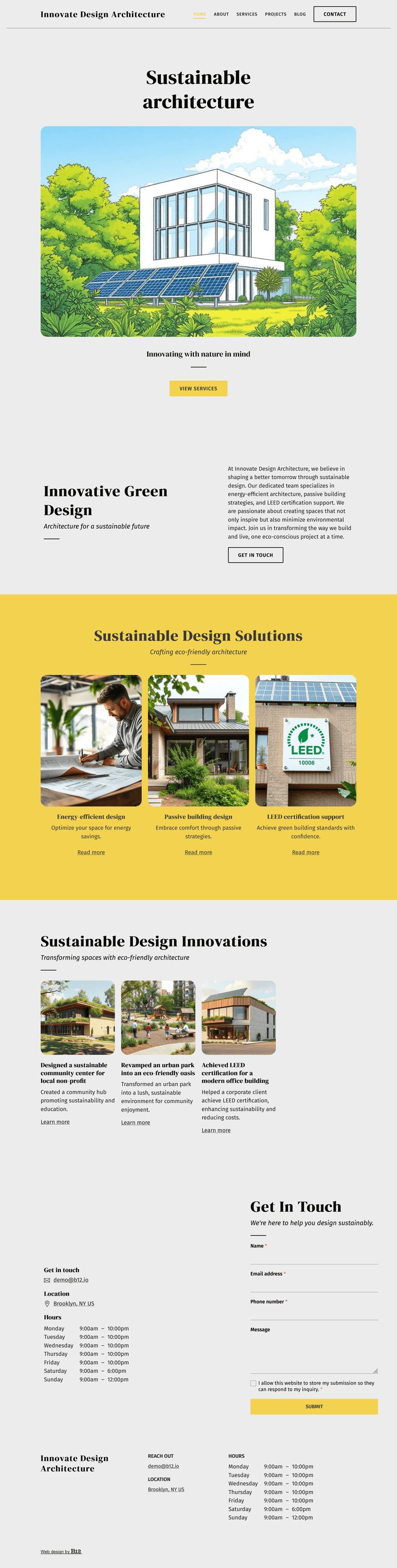 Our landscaping company needs a robust website dedicated to our sustainable solutions for urban gardens. Create a multi-page site that includes an about section with our design philosophy, a services page for offerings like drought-tolerant landscaping, garden design, and seasonal cleanup, a gallery with project photos, and a contact form for consultations (online or in-person).