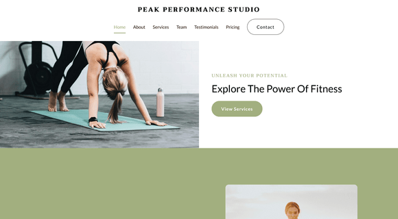 Fitness studio