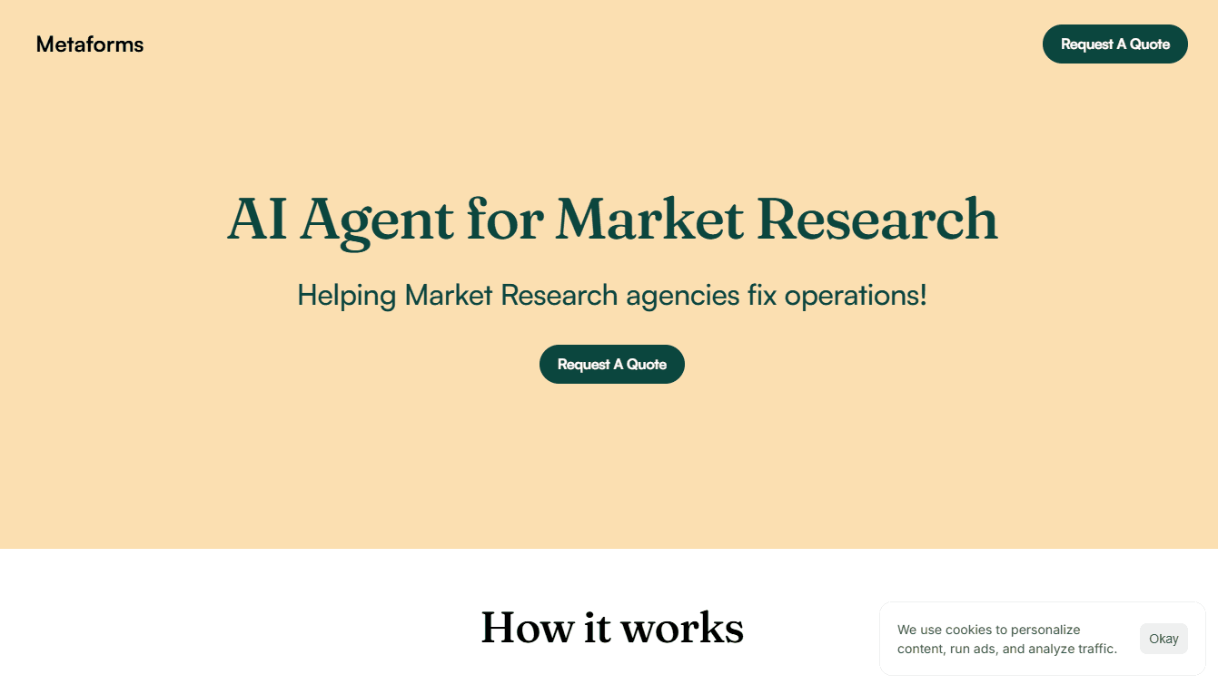 Metaforms - AI-Powered Qualitative Market Research