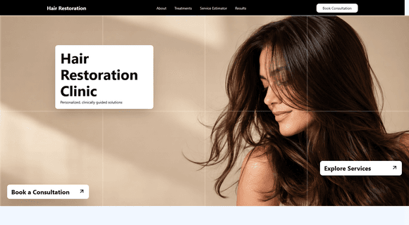 Hair transplant website