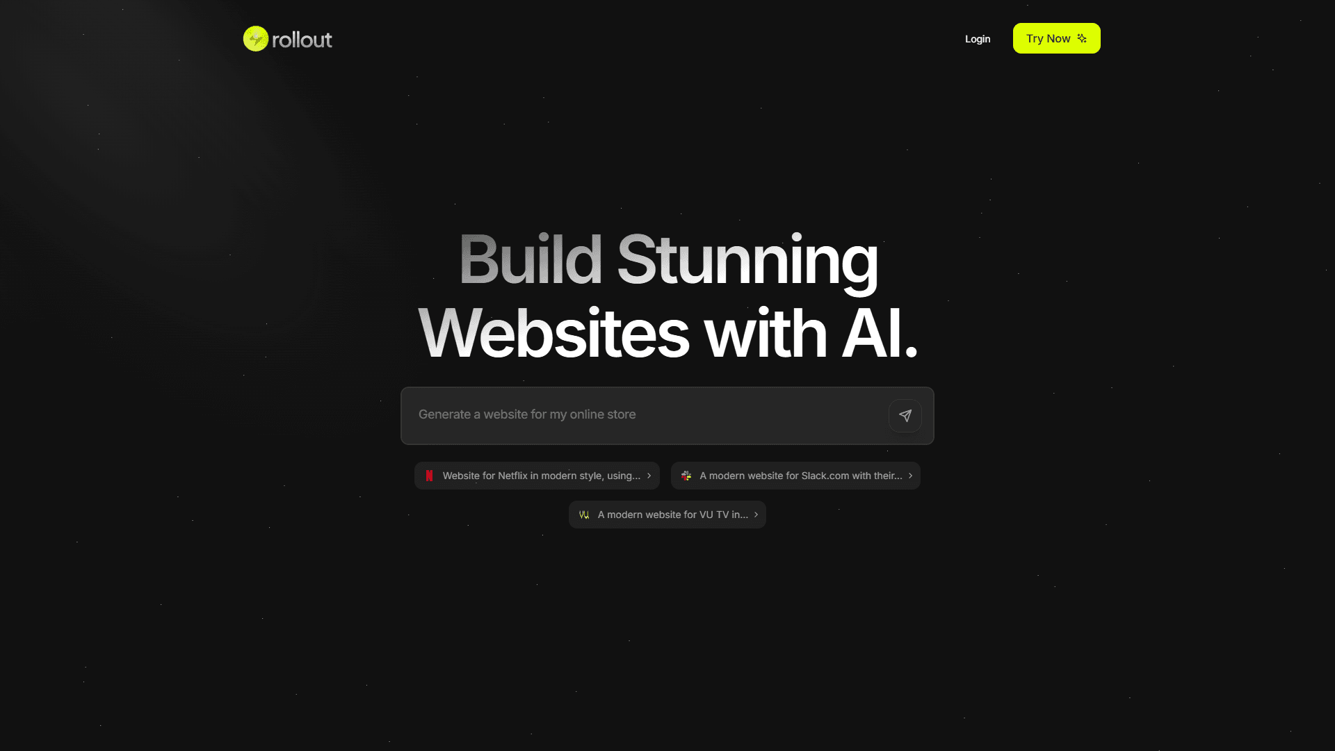 Rollout AI - Simplifying Web Design with Artificial Intelligence