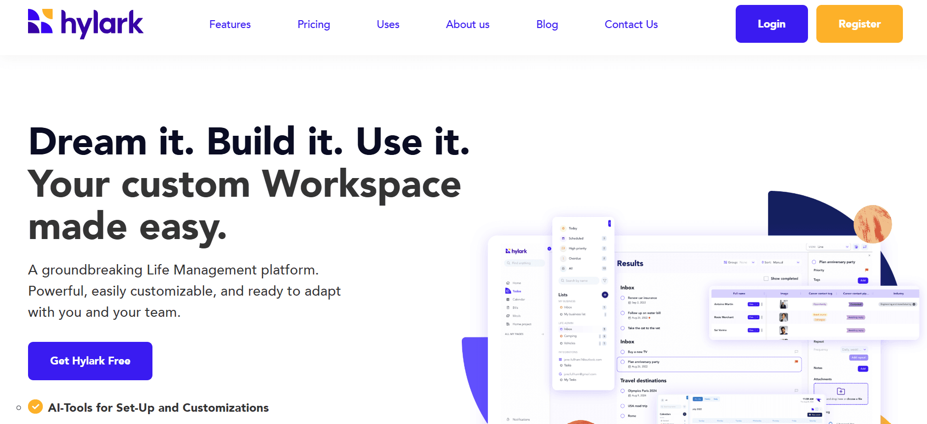 Hylark - Reimagine Productivity and Build an Intelligent Workspace