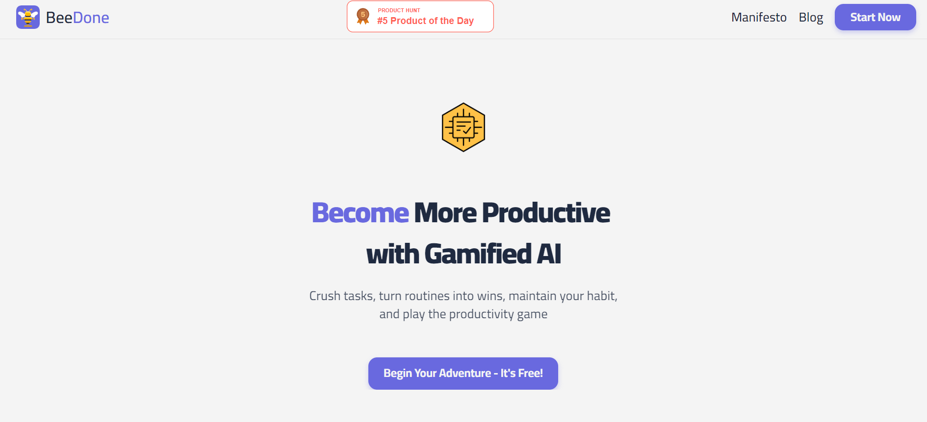 BeeDone - AI-Powered Productivity Tool