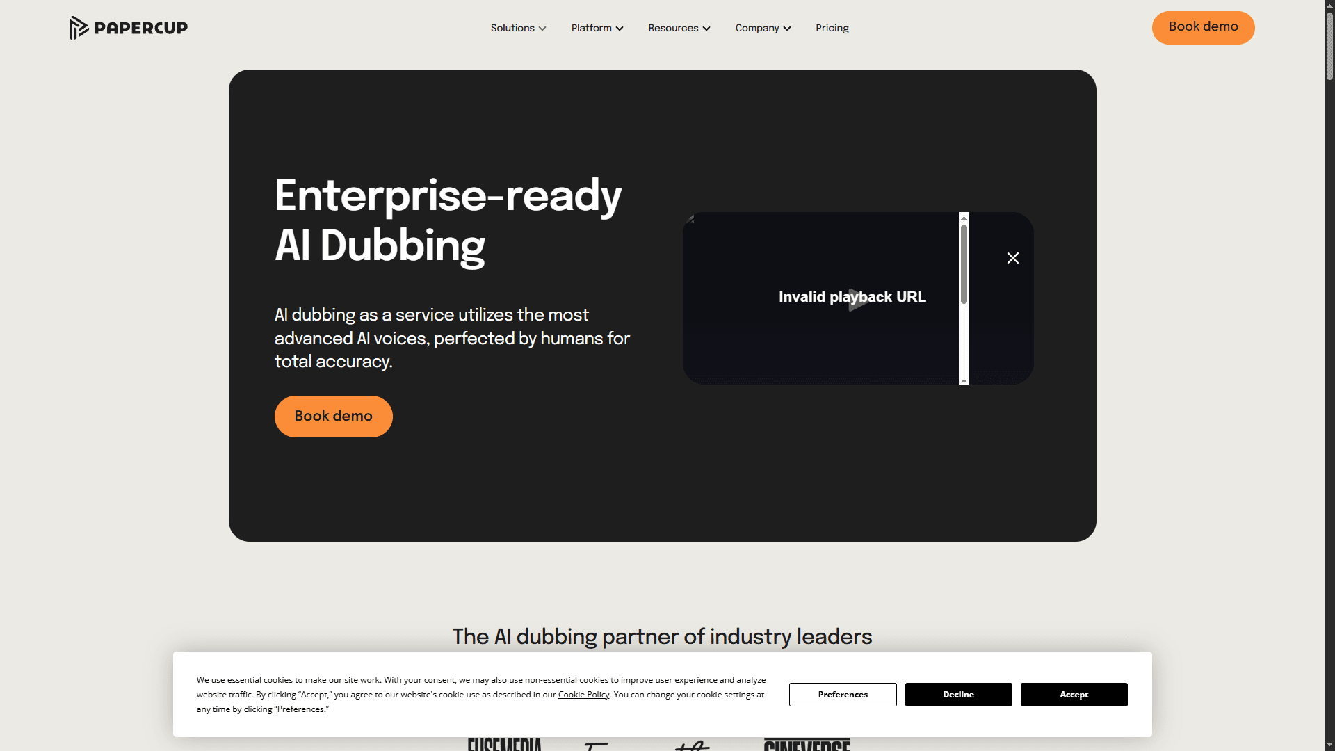 Papercup – AI-Powered Video Dubbing & Translation