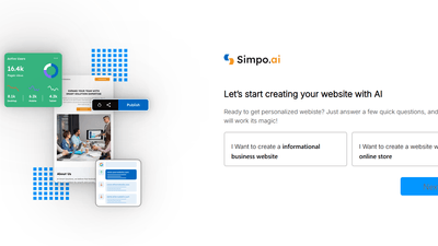 Simpo - AI-Powered Website Builder in India