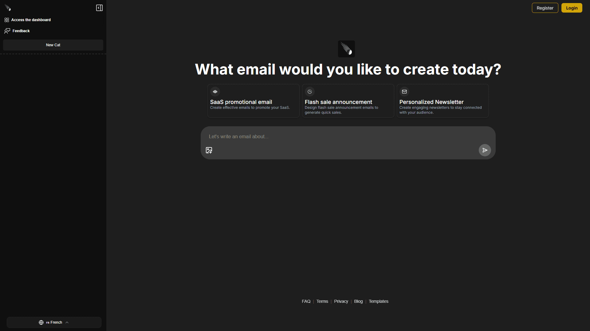 Mailteorite – AI Email Template Generator