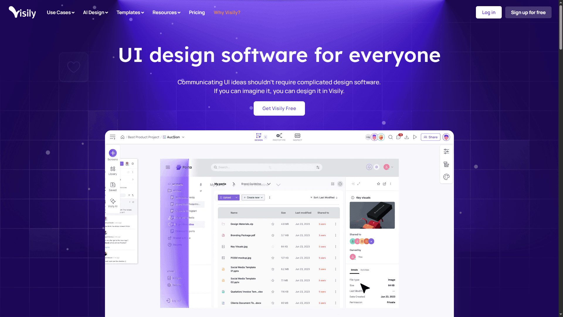 Visily AI – App & Website Prototyping Tool