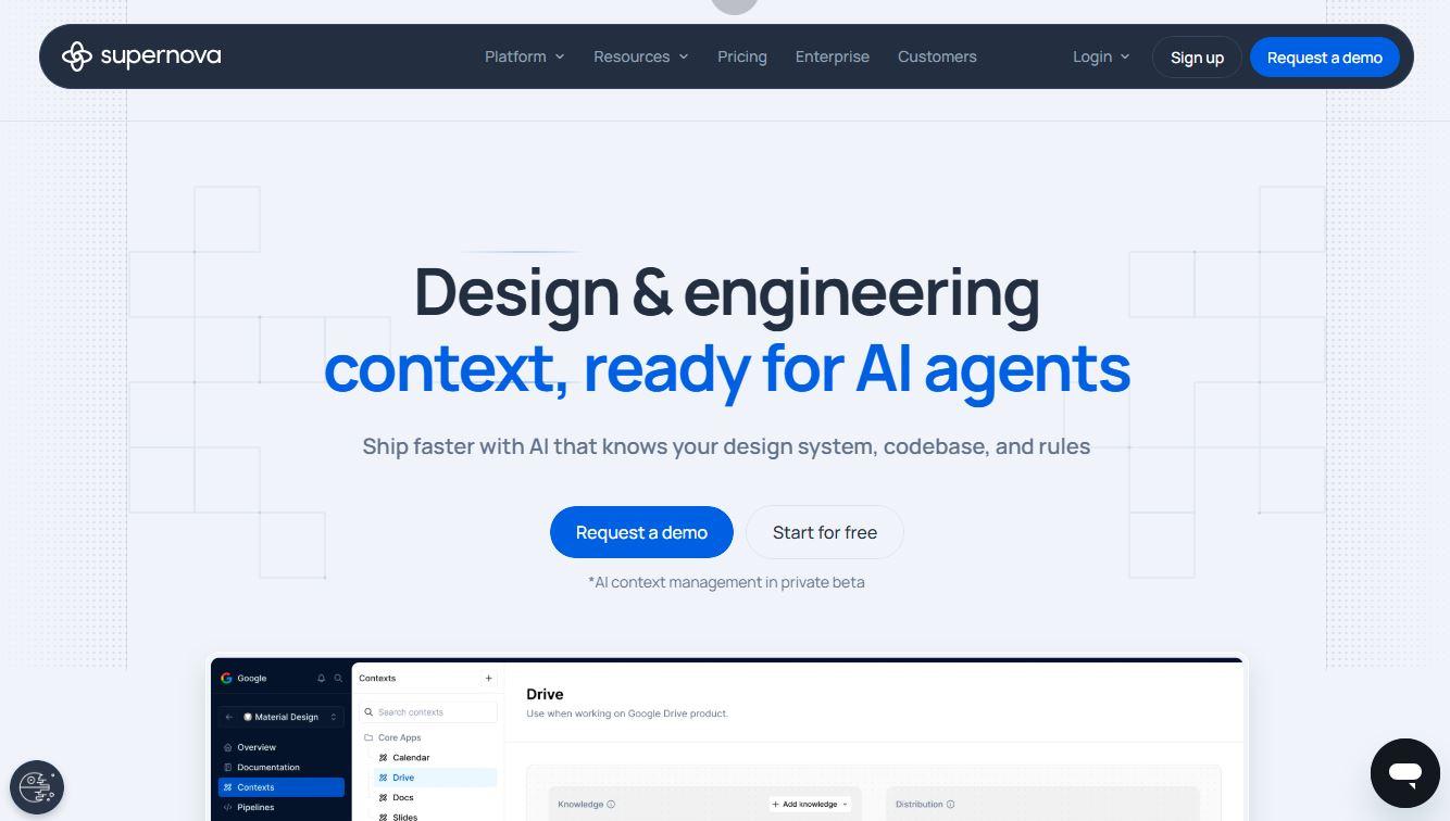 Supernova - Build On-Brand Prototypes With AI, All In One Connected Workspace