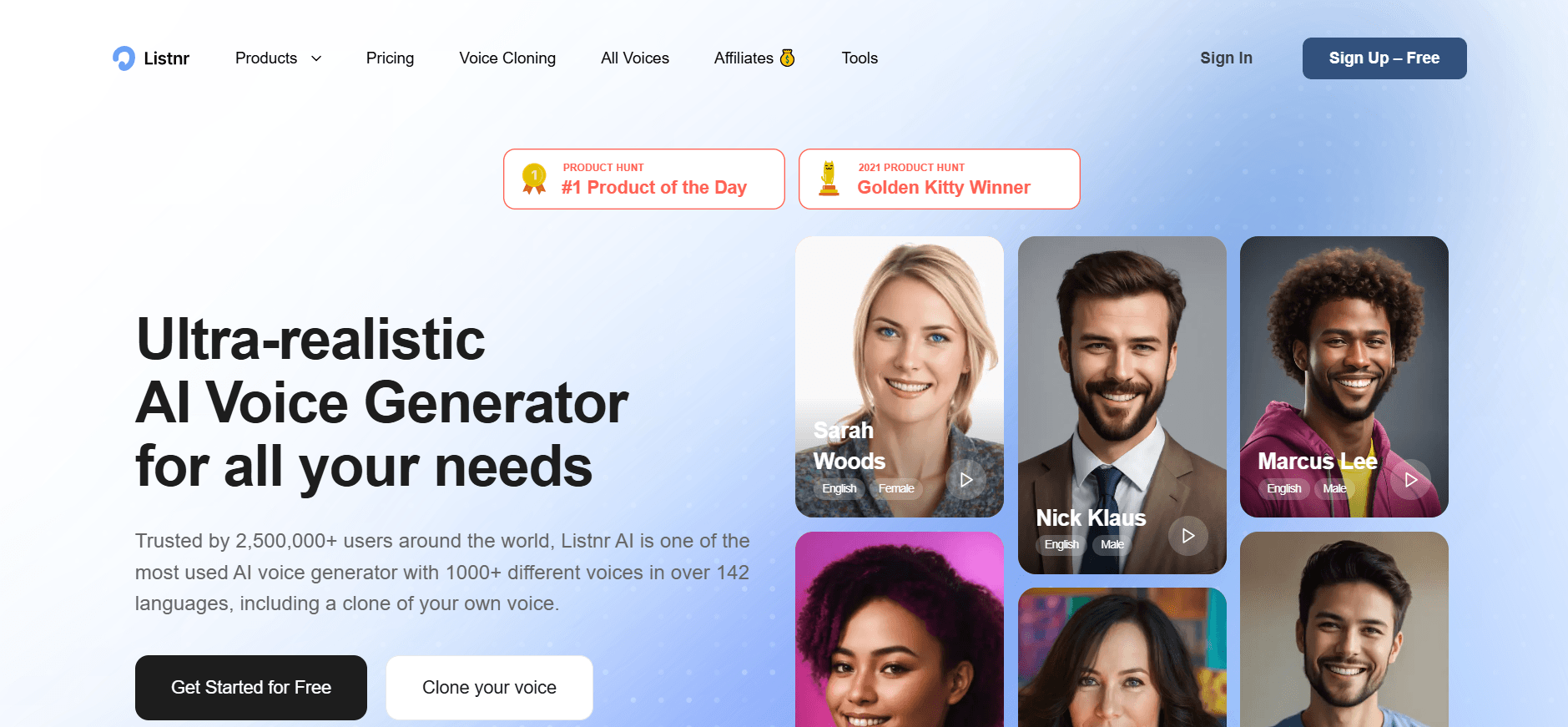 Listnr AI - Transform Text to Speech Effortlessly