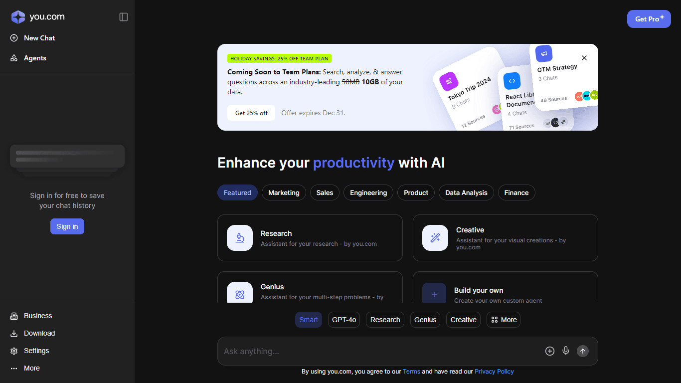 You - Your AI-Powered Productivity Partner