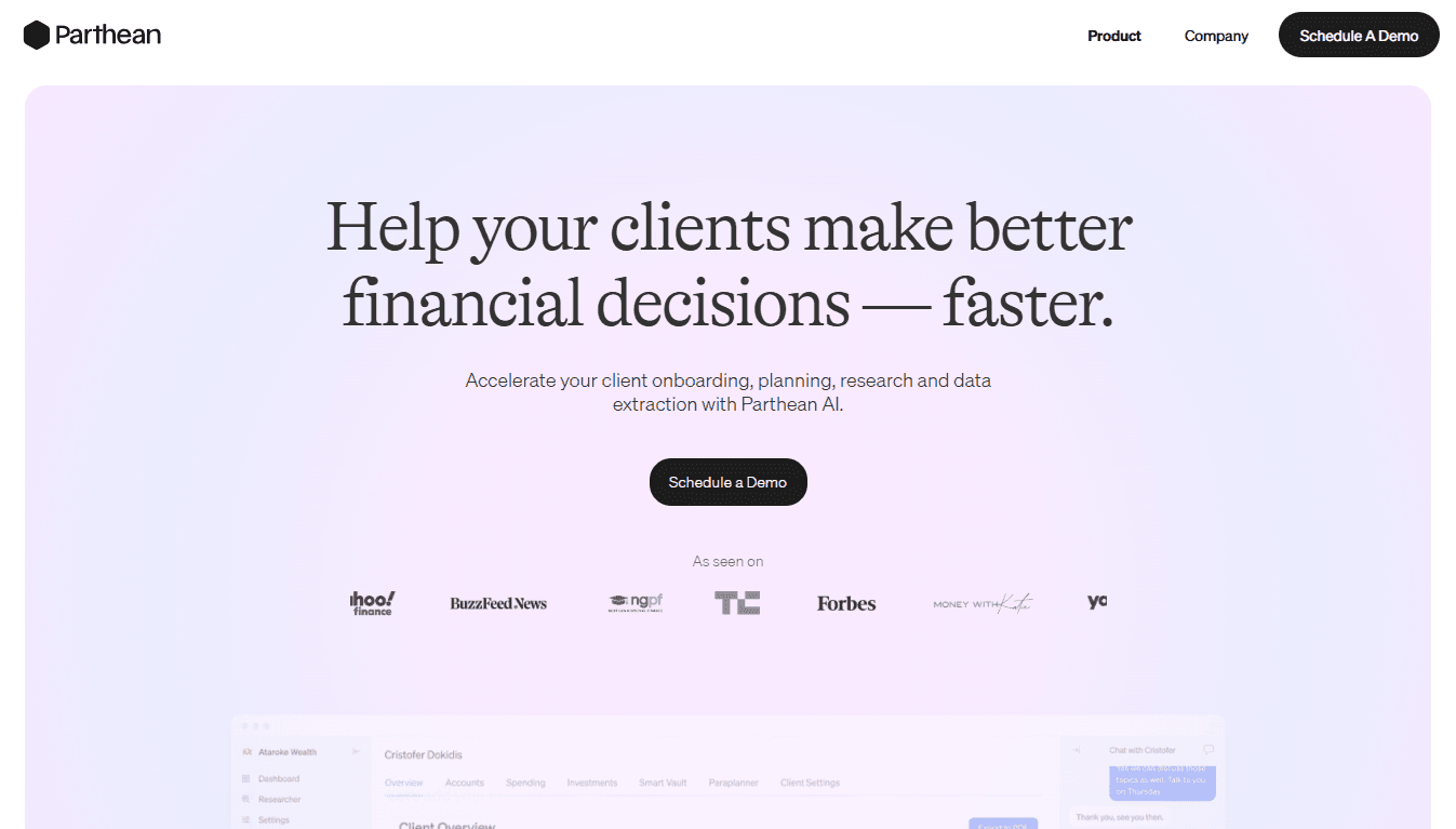 Parthean - Your AI-Driven Financial Assistant