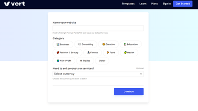 Vert - No-Code Professional Website Builder