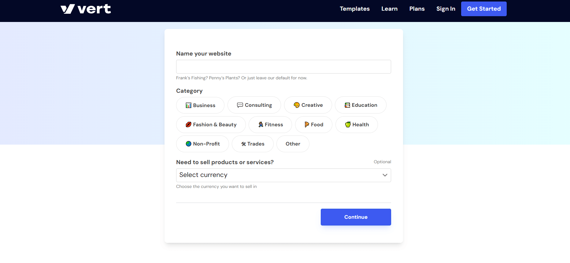 Vert - No-Code Professional Website Builder