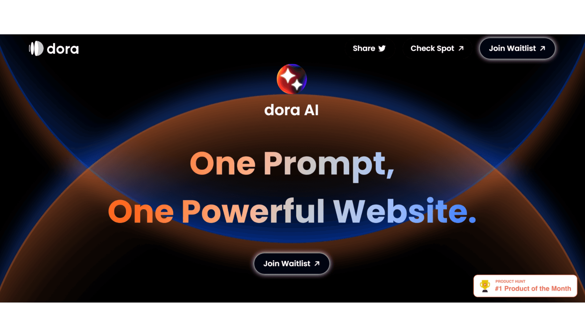 Dora AI - Powerful AI-Powered Website Builder