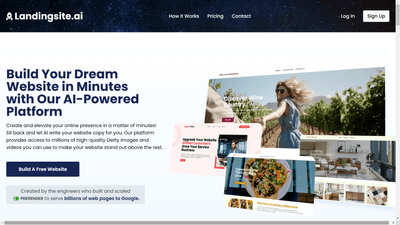 Landingsite AI – Build Stunning Websites with AI-Powered Ease