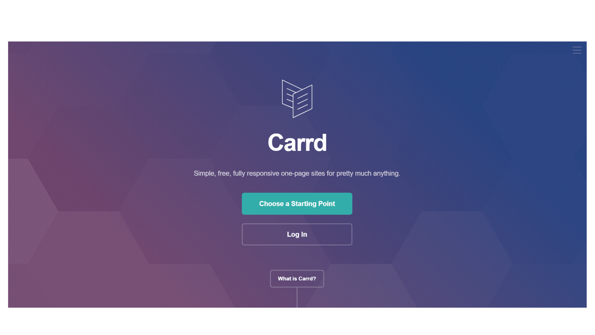 Carrd - Create Simple Yet Fully Responsive Pages