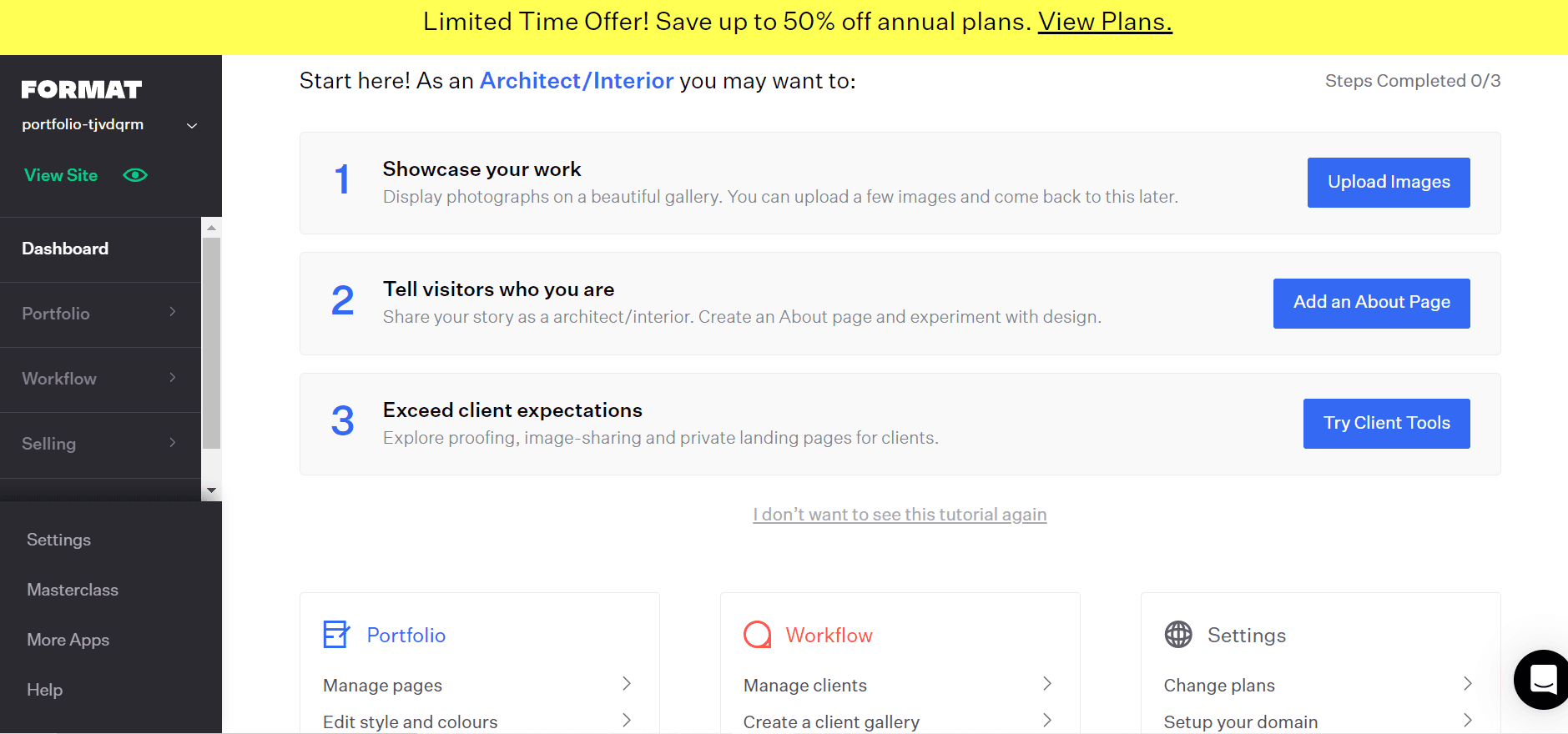Format - Professional Website Builder for Artists