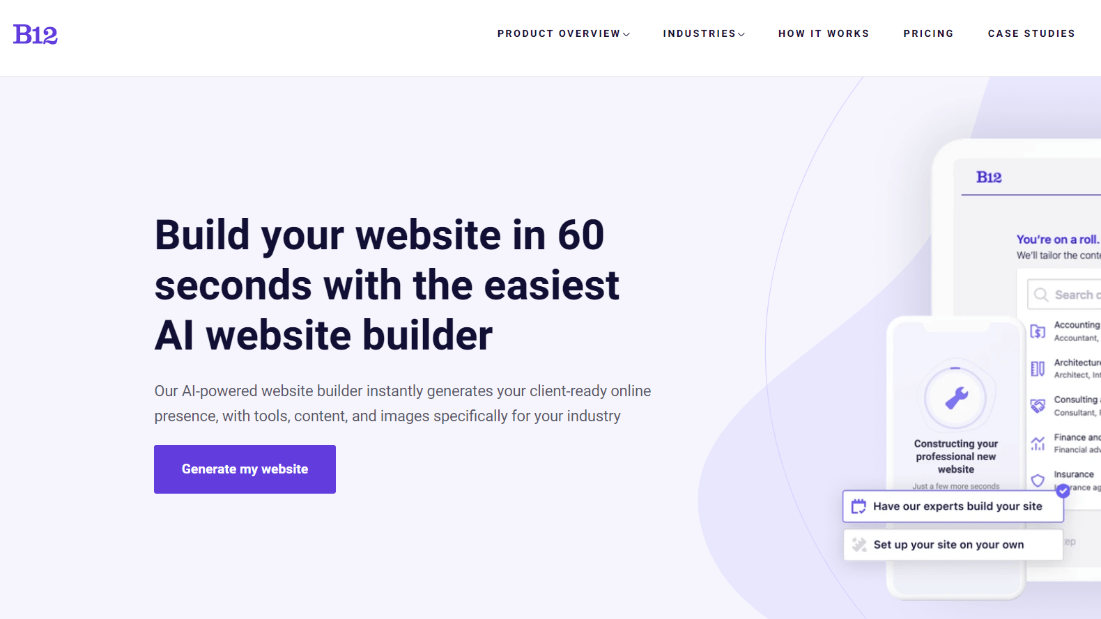 B12 Websites Plugin powered by OpenAI - Effortlessly Create a Professional Website