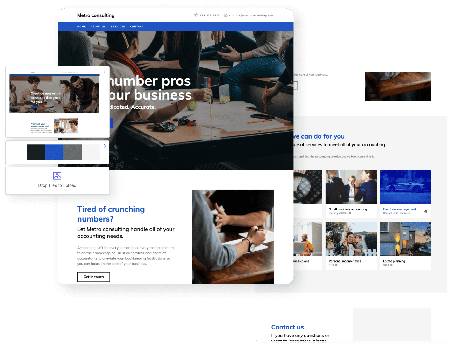Easy website creator for professional service providers b12 b12