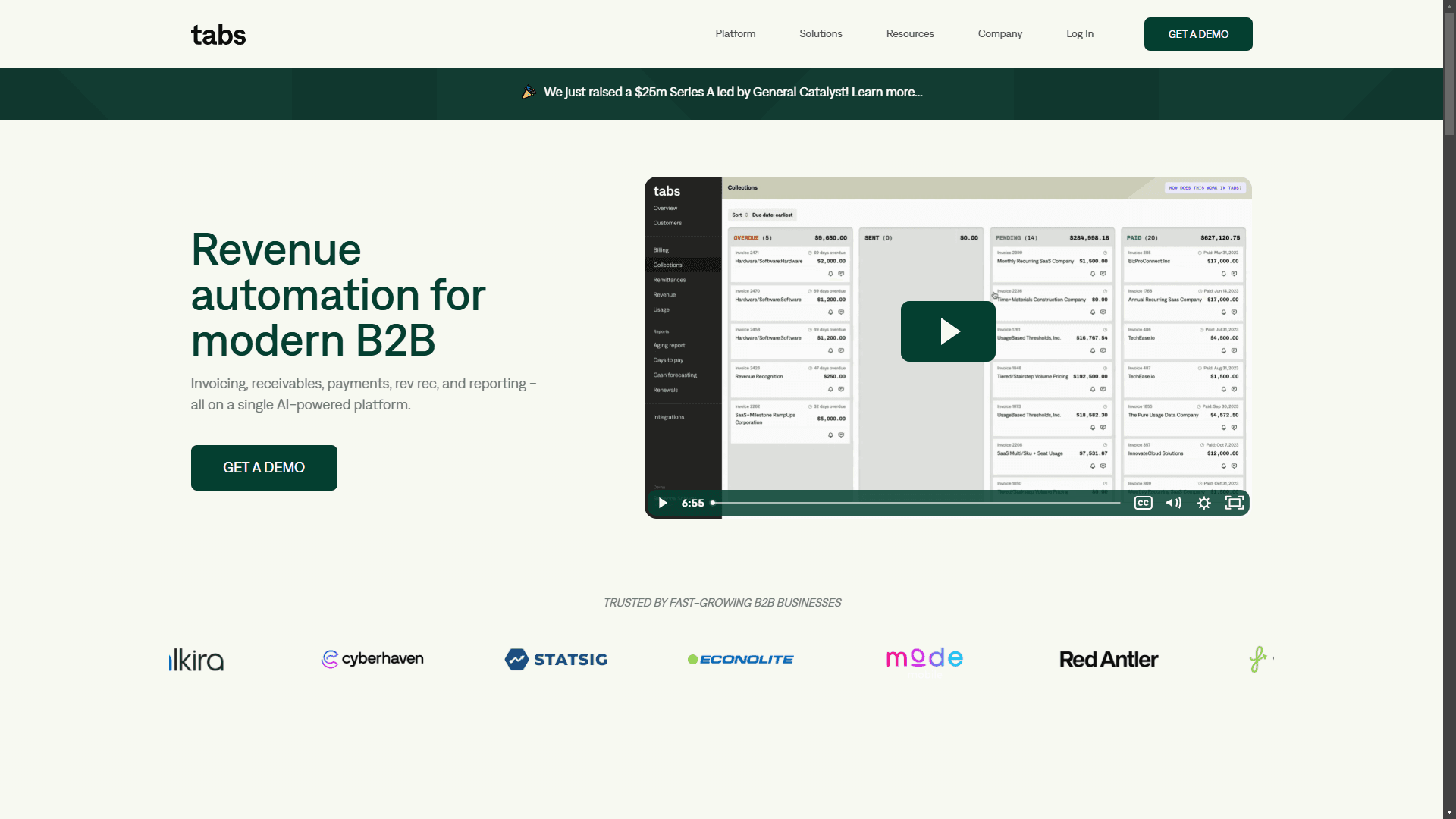 Tabs - Revolutionize B2B AR Automation