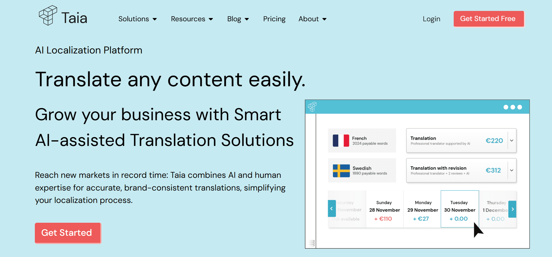 Taia - Effortless Localization to Unlock Global Reach