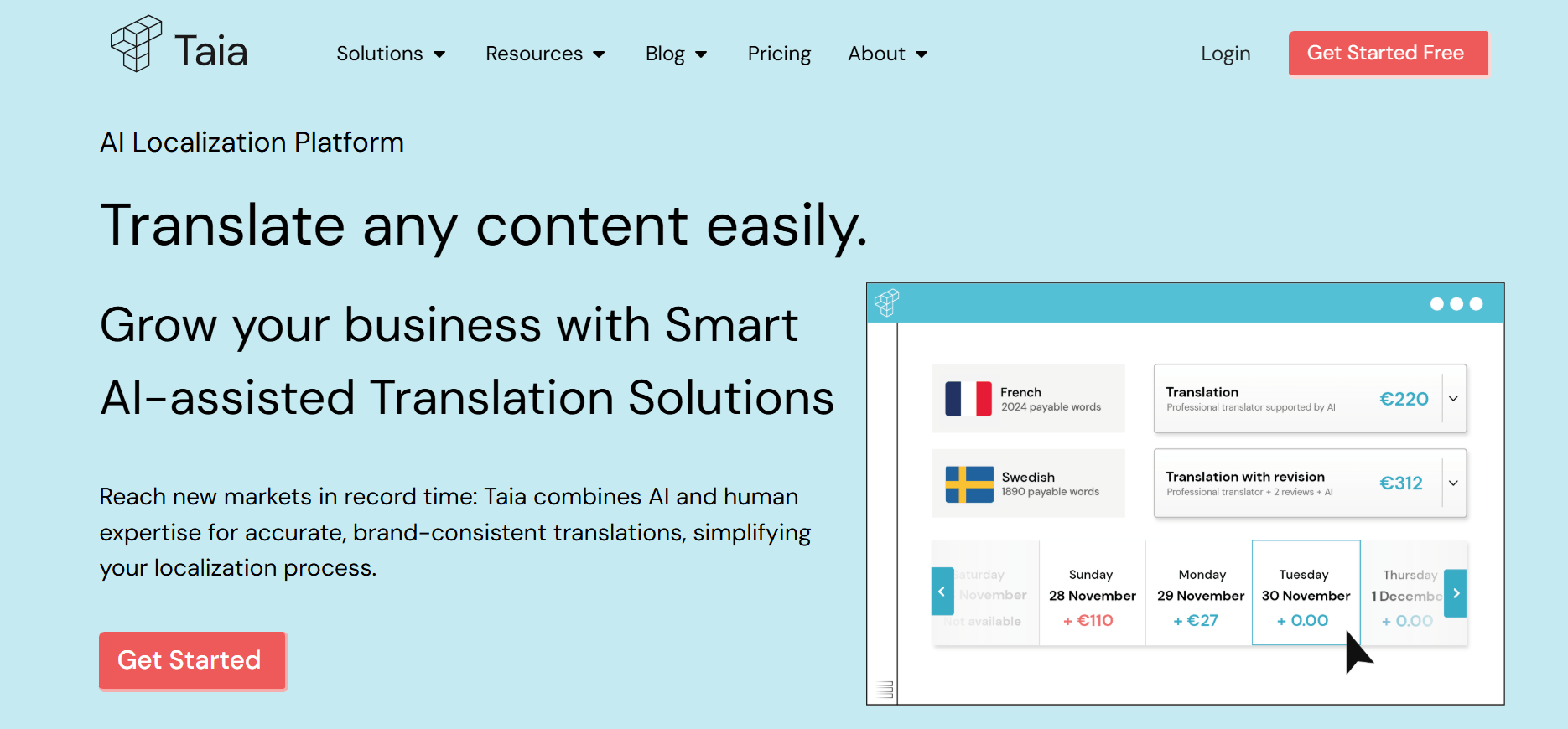 Taia - Effortless Localization to Unlock Global Reach
