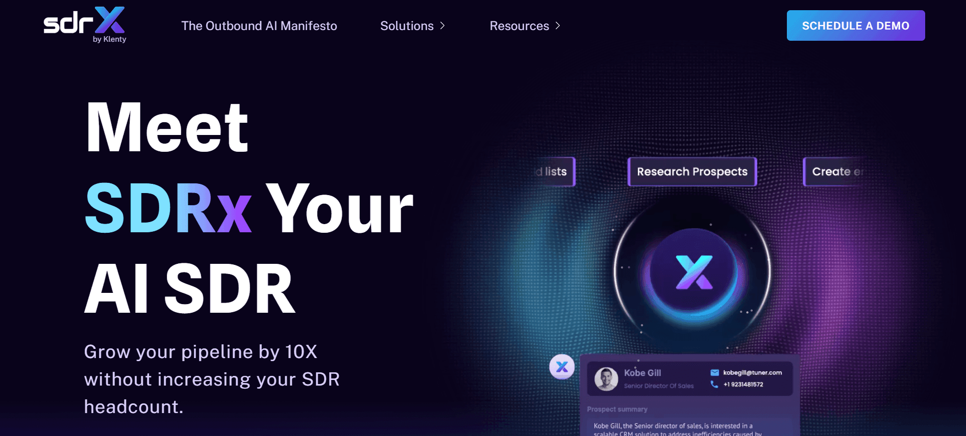 SDRx - AI-Powered Sales Machine to Grow Your Pipeline