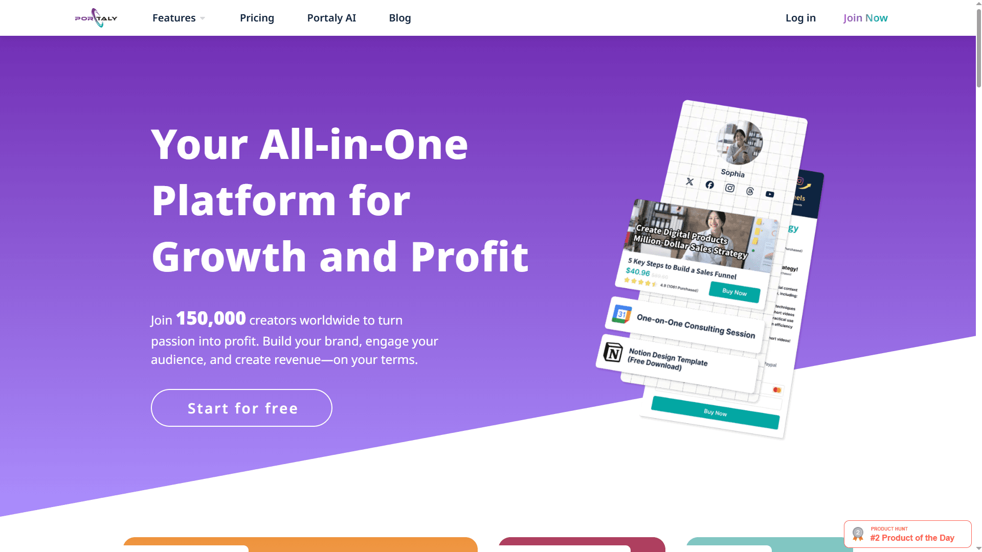 Portaly - Personalized Link-in-Bio Page Builder