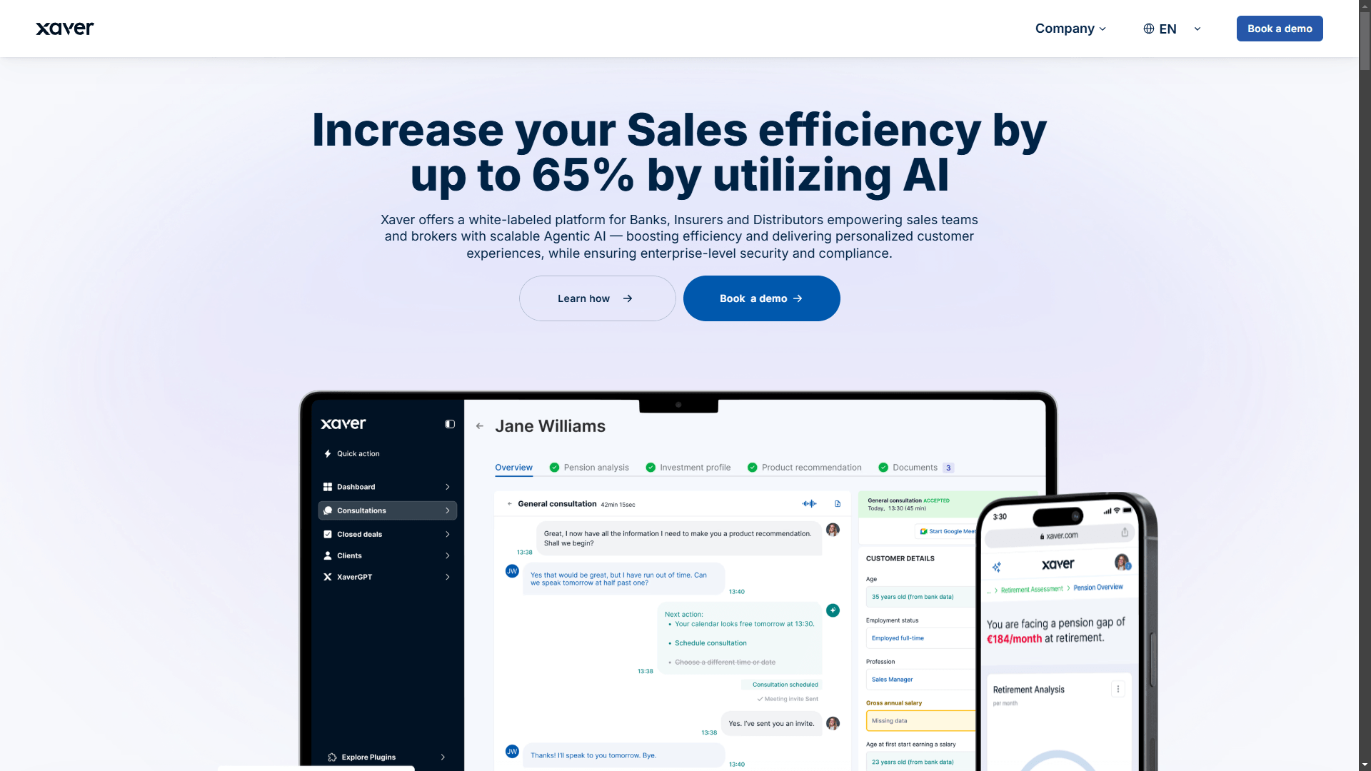 Xaver AI - Transforming Financial Services with Agentic AI