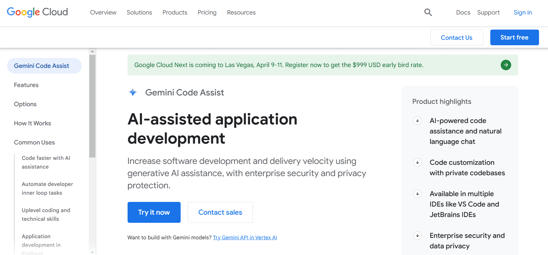 Gemini Code Assist - Unlock Developer Productivity and Code with Confidence