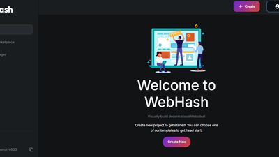 WebHash - Decentralized Website Generator