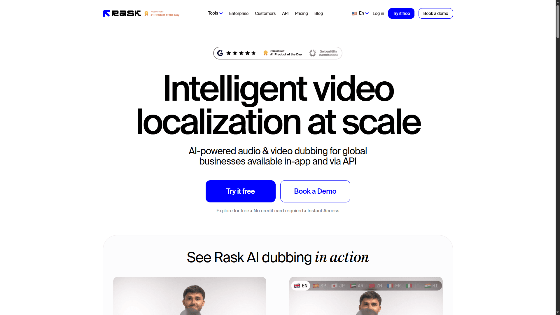 Rask - AI Video Localization Tool