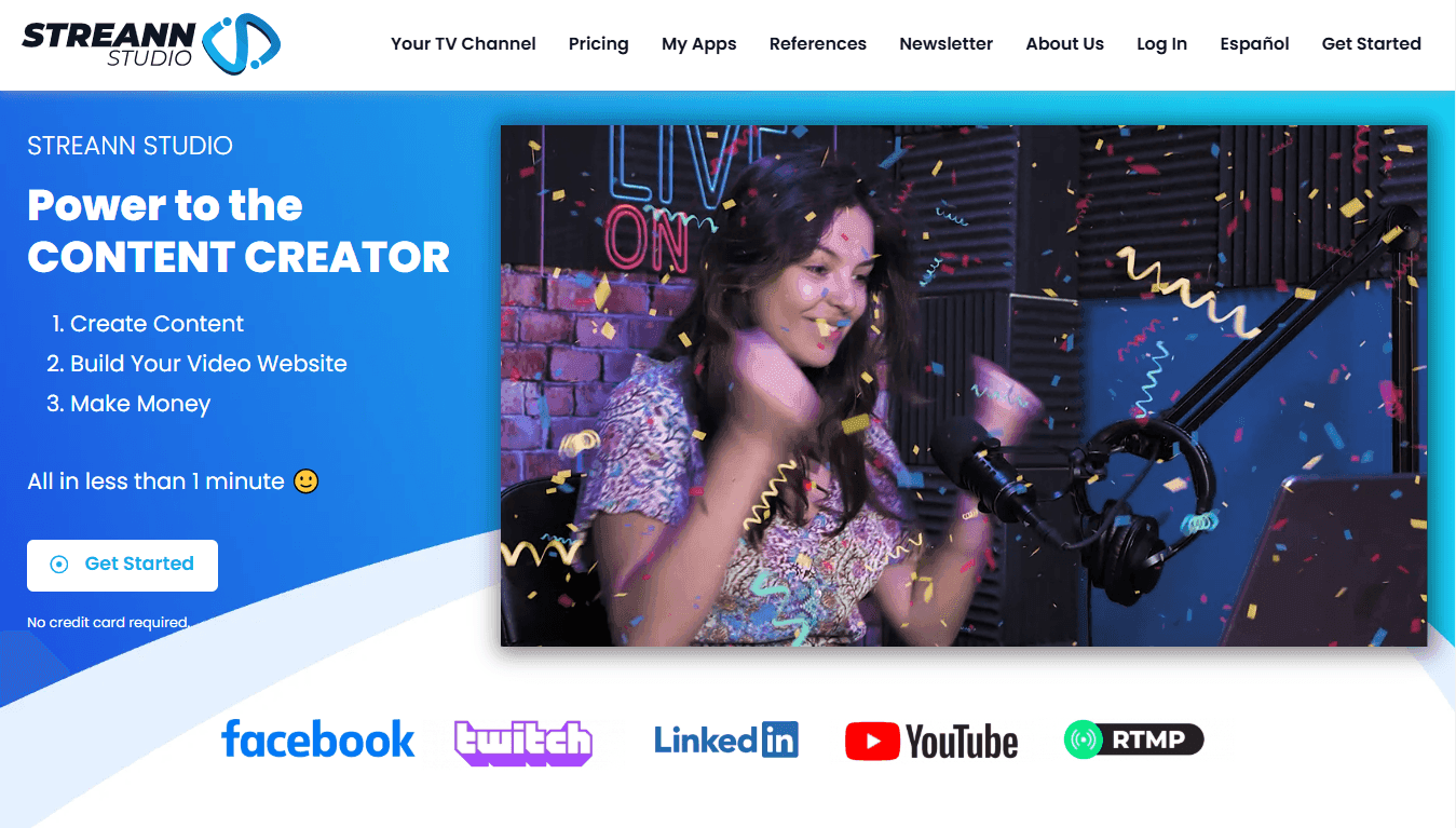 Streann Studio - Empowering Content Creators Worldwide