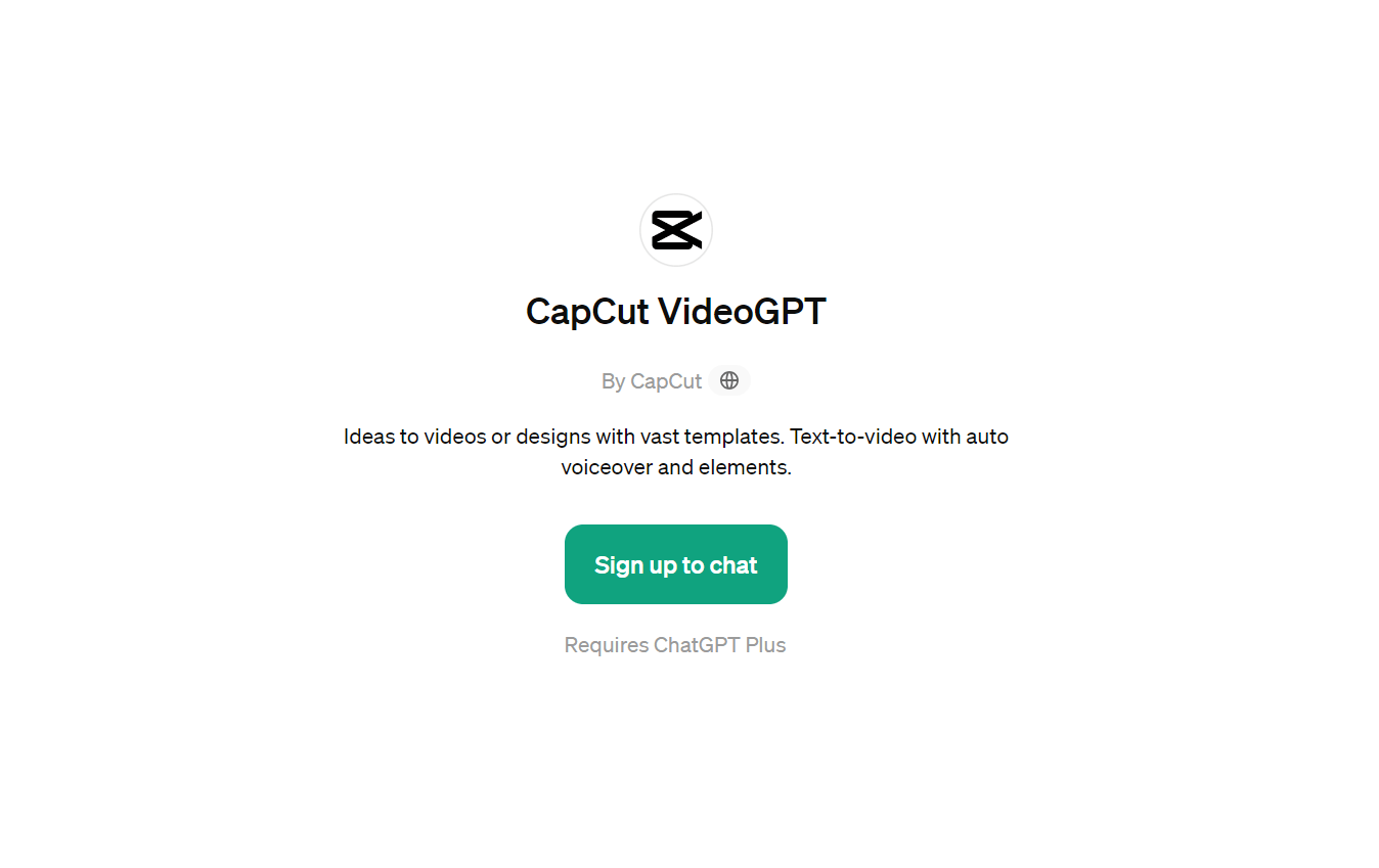 CapCut VideoGPT - Turn Your Ideas into Videos