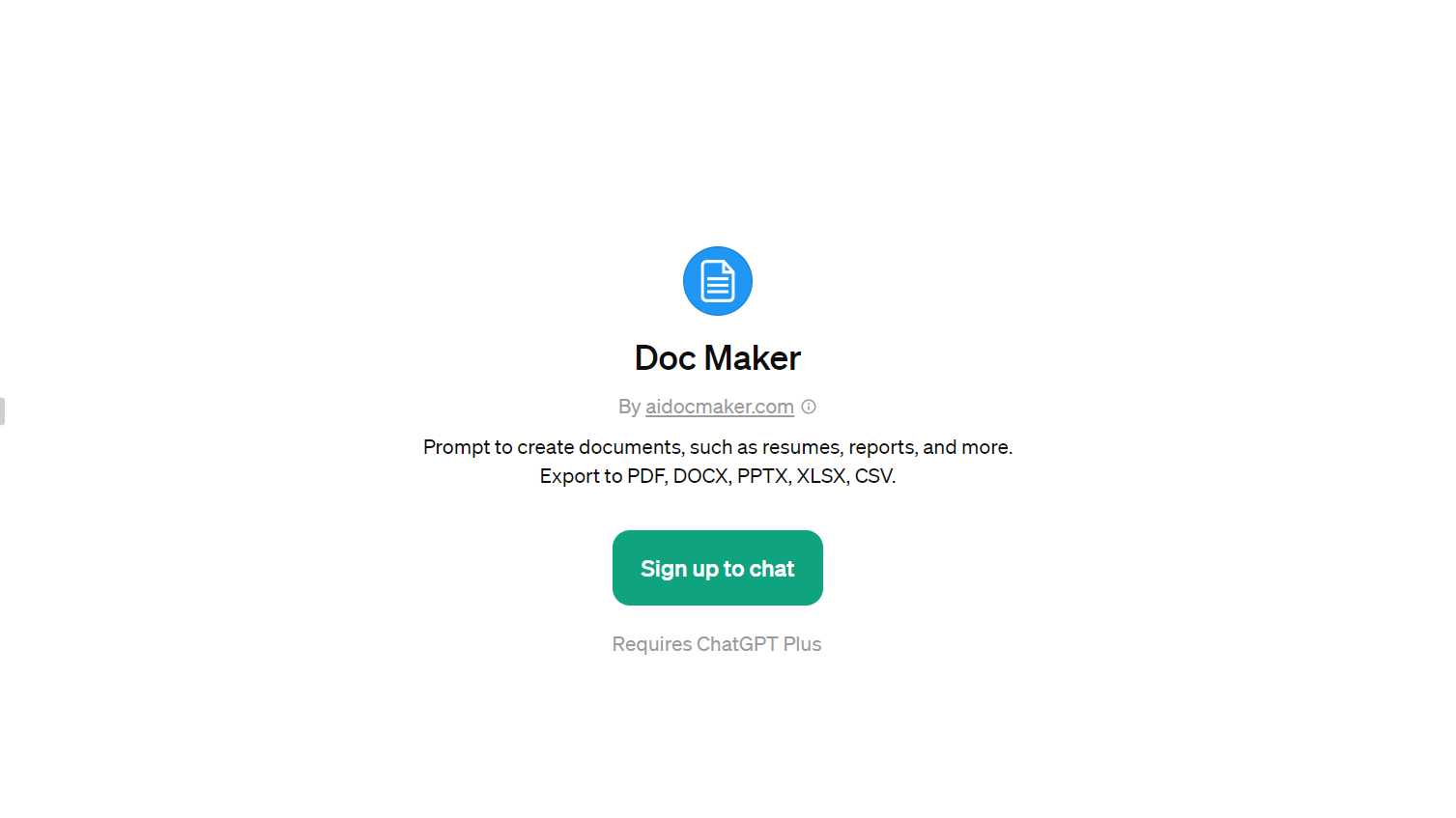 Doc Maker - for Convenient Document Generation