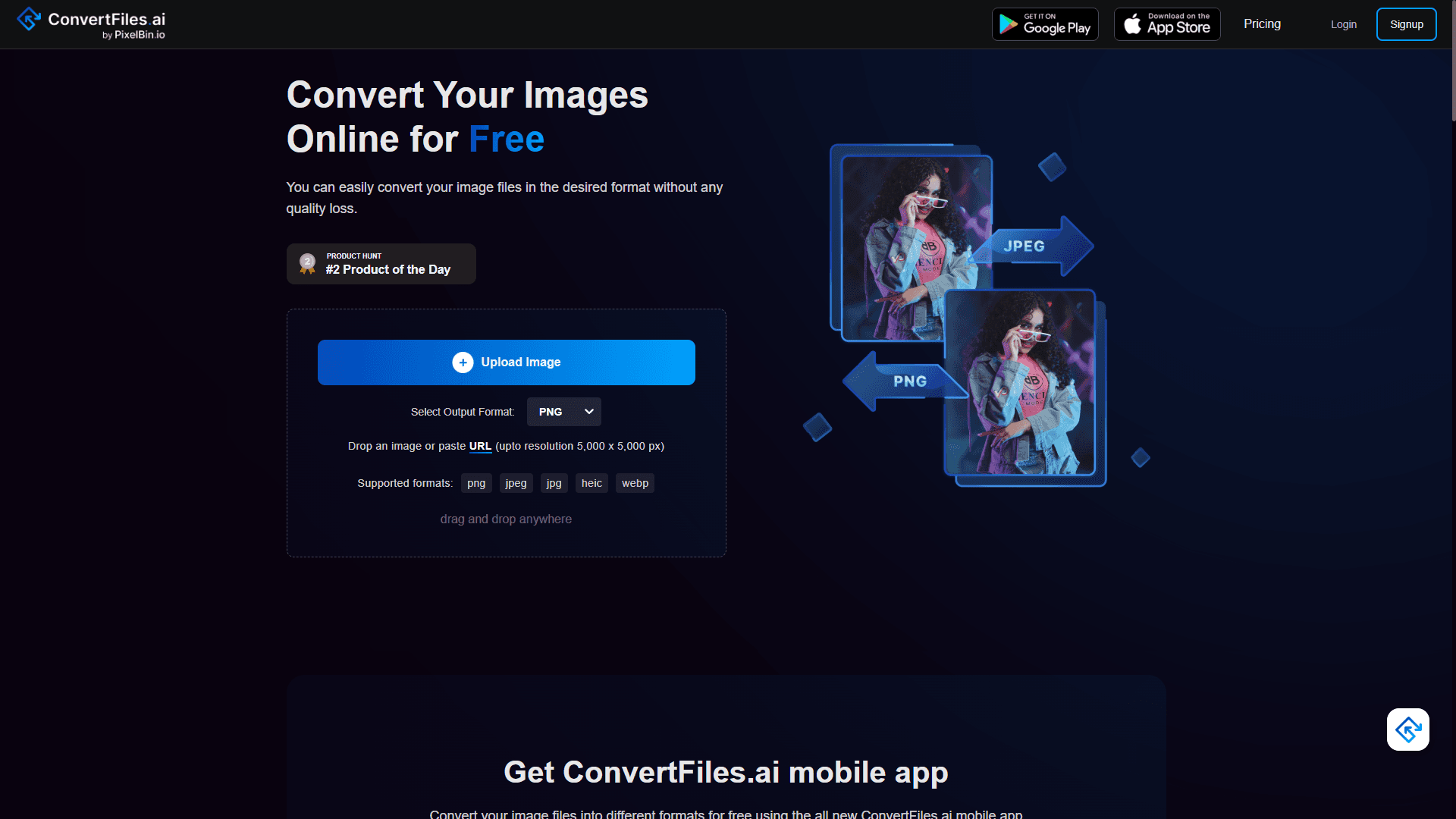 Convertfiles.ai - Free Image File Converter