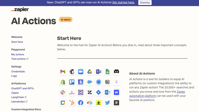 AI Actions by Zapier GPT