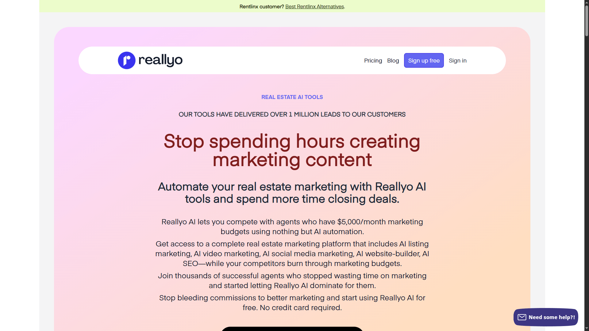 Reallyo – Real Estate AI Marketing Platform