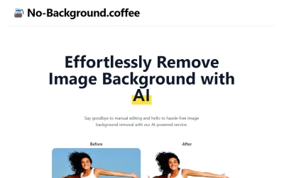 No-Background.coffee - AI-powered Image Background Removal