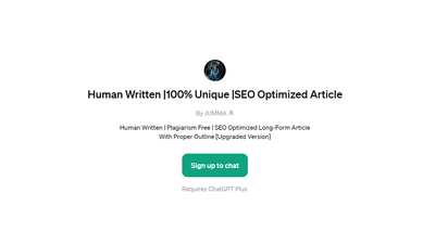 Human Written |100% Unique |SEO Optimized Article - Boost Your Content Creation