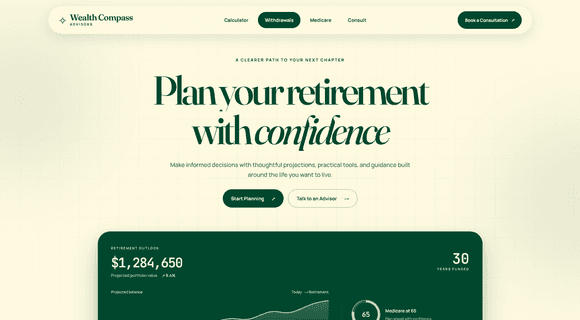 Retirement calculator template 