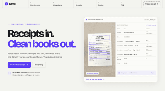 AI website template homepage
