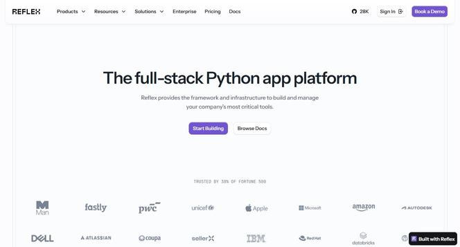 Reflex - Build Full-Stack Python Apps Without JavaScript | B12